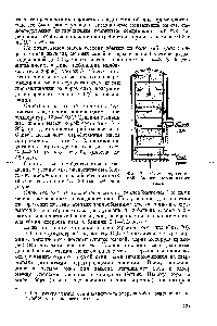 Фиг. 70. Схема <a href="/info/158829">сероочистной башни</a> корзинчатого типа.