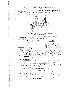 Рис. 245. le, 2е, Зе, 4х, ГгА, бх-Гекса-хлорциклогексан. Проекция Ьс.
