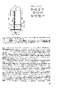 Рис. III. 9. <a href="/info/841330">Кожухотрубный реактор</a> для проведения чередующихся экзотермических и эндотермических процессов 