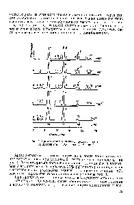 Рис. 4. Хроматограммы жидких <a href="/info/63596">продуктов синтеза</a> ацетонитрила. Обозначения см. рис. 1