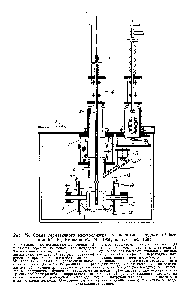 Рис. 79. Схема <a href="/info/250765">герметичного электролизера</a> со сменными катодами (Баймаков Ю. В., Ветюков М. М., 1966, с. 517, рнс. 158) 