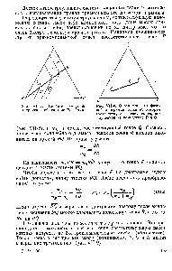 Рис. VI1-8. Определение на <a href="/info/2787">фазовой диаграмме</a> точки которая соответствует составу смеси, полученной из комплексов Р и Q.