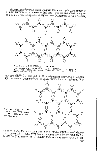 Рис. 6-75. <a href="/info/1148656">Структура силиката слоистого</a> типа. (Сплошные кружки —атомы кремния.)