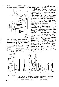 Рис. 66. Схема теплодинамжческого хроматографа ХТ-2, работающего по принципу нестационарной хроматографии.