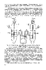 Рис. 42. Модификация гальванического элемента Якоби—Даниеля (химическая цепь) 