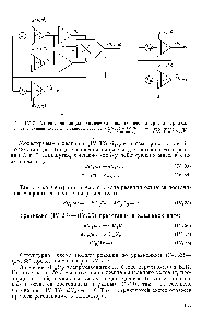 Рис. IV- . Аналоговая <a href="/info/1456172">модель химической реакции</a> псевдопервого порядка 