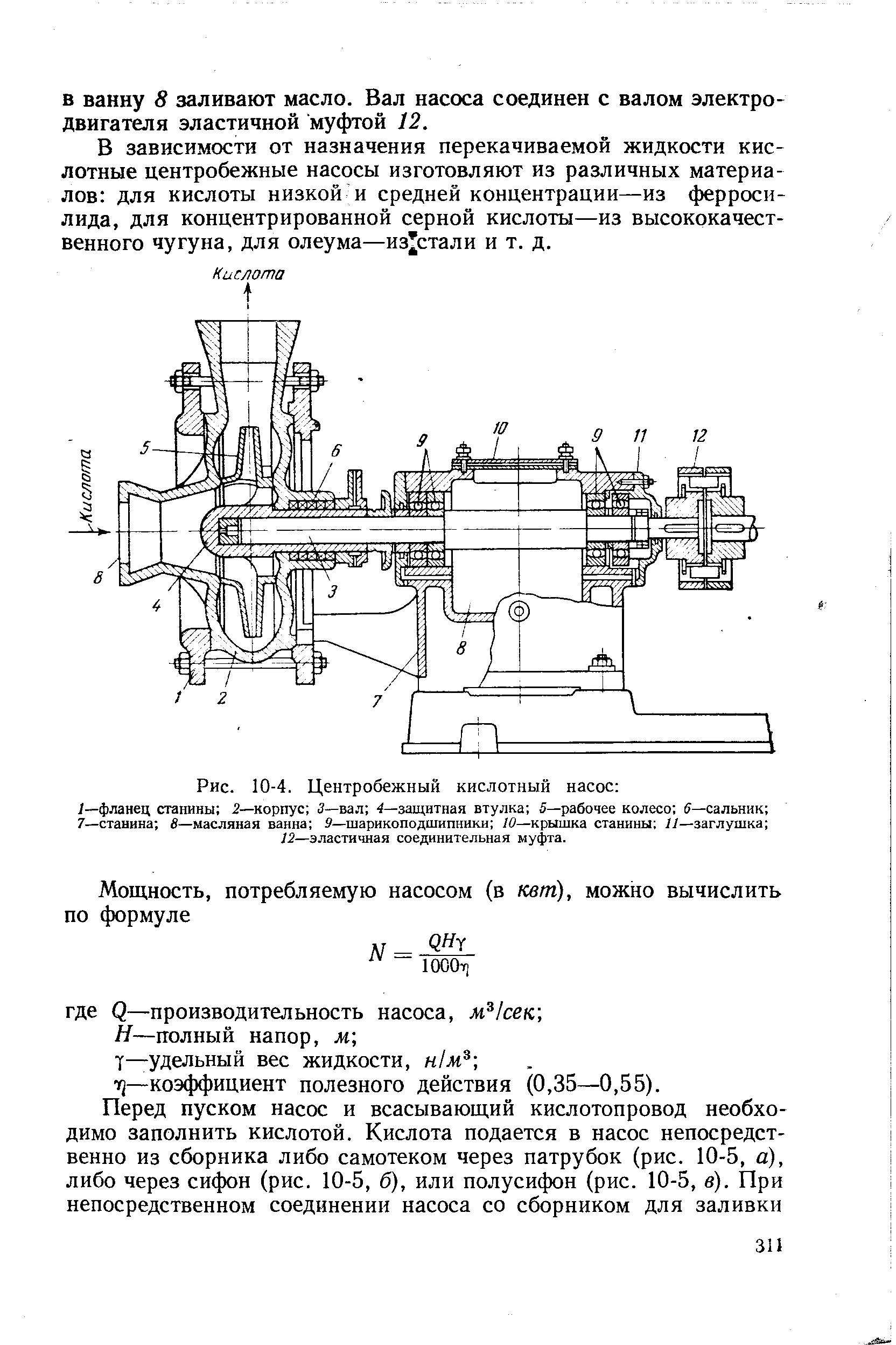 Насос т9 схема