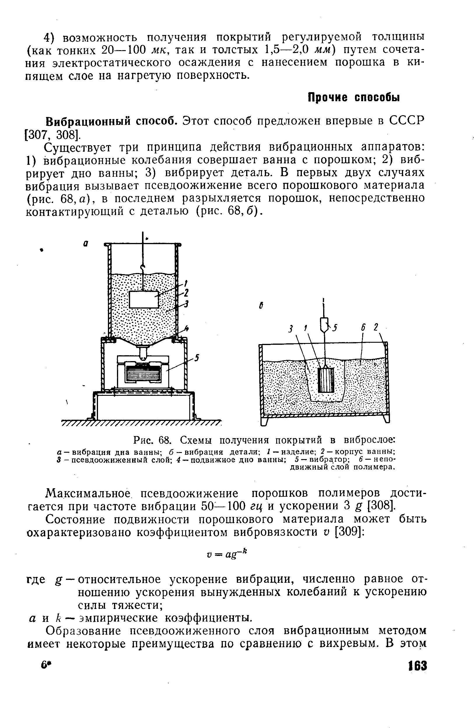 Вибрационный способ. Этот способ предложен впервые в СССР [307, 308].