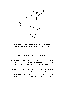 Рис. 2.28. Гиперконьюгация в <a href="/info/28005">этильном катионе</a> а - расположение катиона в илоскости о б - образование симметризованных (делокализованных) о-орбиталей нз связывающих орбиталей локализованных о-связей в - взаимодействие делокализованной <a href="/info/438595">занятой орбитали</a> Р. с /з-орбиталью соседнего атома углерода