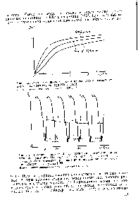 Рис. 5.27. <a href="/info/40130">Влияние толщины пленки</a> й на скорость окисления бутадиен-стирольного каучука при 200 С [129].