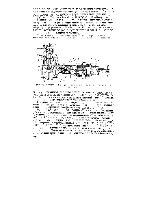 Рис. 135. Угловой газомоторный компрессор с двухтактными силовыми