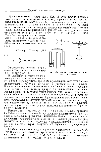 Фиг. 102. Схема колокольного манометра с грузом.
