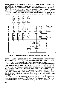 Рис. 12.7. <a href="/info/15317">Электрическая схема</a> напольной системы самонаведения.