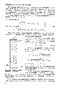 Рис. 11-3. Схема насадочной абсорбционной колонны.