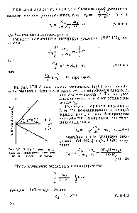 Рис. VII1-7. Графическое определение константы скорости реакции нулевого порядка.