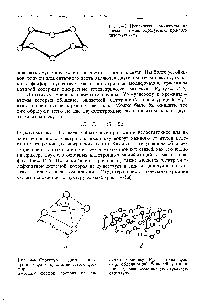 Рис. 14-4. Структура двух аллотропных форм кристаллического фосфора.
