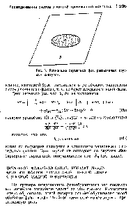 Рис. 5. Равновесие двумерных фаз, разделенных круглым контуром.
