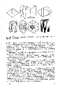 Рис. 64. Кристаллы марказита, лёллингита, <a href="/info/195063">глаукодота</a>, креннерита, хризоберилла и манганита