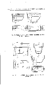 Рис. 89. Ванны чугунные эмалированные прямобортные ПВ-0 (а), ПВ-1 и ПВ-2 (б)