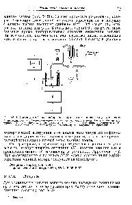 Рис. 34.21. <a href="/info/329541">Схема устройства</a> прибора для термического анализа летучих веществ.