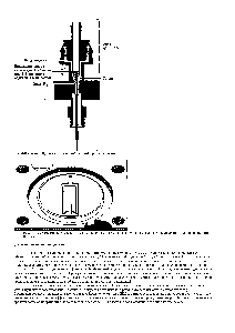 Рис. 4—9. Схема микродетектора по теплопроводпости с устаповлеппой в нем <a href="/info/1020938">кварцевой капиллярной колонкой</a> диаметром 0,53 мм.