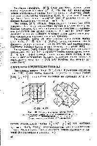 Рис. 4.25. Структура хлорида натрия (Na l) а—<a href="/info/5055">элементарная ячейка</a> выделен <a href="/info/84455">координационный полиэдр</a> (октаэдр) й—полиэдрический аспект структуры (в центре—Na , в вершинах—С1" или наоборот).