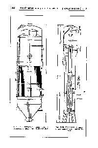 Рис. 3-37. <a href="/info/93861">Выпарной аппарат</a> с центральными циркуляционными трубами.