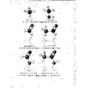Рис. 18-5. <a href="/info/1298">Структурные формулы</a> метана и метанола.