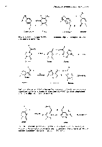 Рис. 20.7. Цитозин, реагируя специфически с гидроксиламином, переходит в форму, <a href="/info/1530357">образующую водородные связи</a> с аденином. Гидроксиламин обусловливает транзиции только в направлении ОС->АТ.