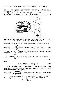 Рис. 5.5. Слоевые плоскости в обратном пространстве, сечение ими <a href="/info/196618">сферы Эвальда</a> и <a href="/info/189520">слоевые линии</a> на рентгенограмме.